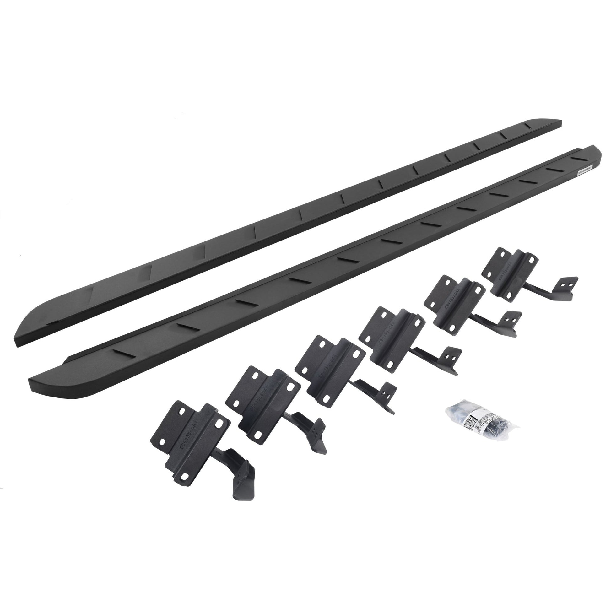 Go Rhino 63415587SPC 2017 - 2024 Ford F150 Raptor/SSV RB Series RB10 Slim Line Running Boards with Mounting Bracket Kit - Rugged Truck Gear