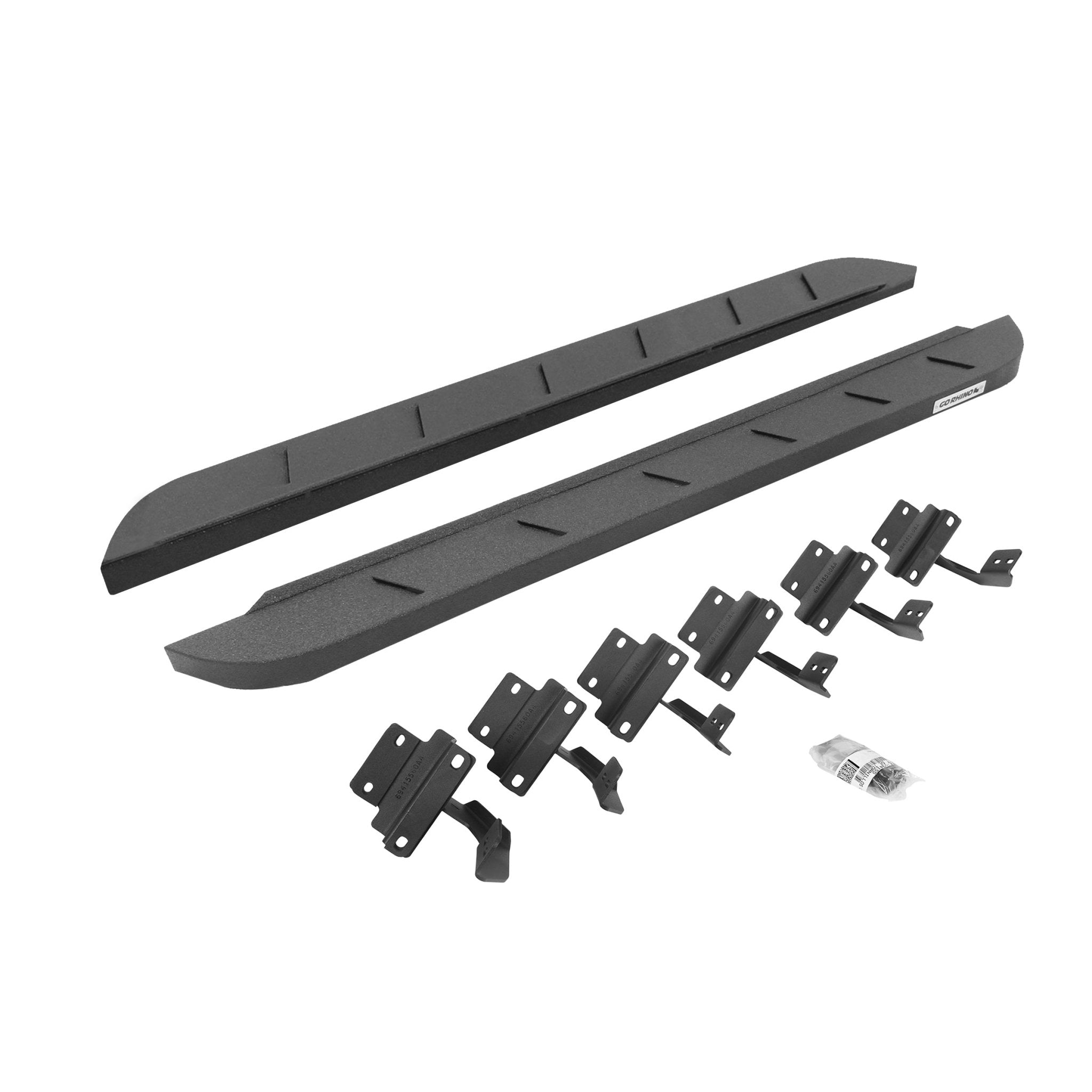 Go Rhino 634417348ST 2017 - 2024 Ford F250/F350 Super Duty RB Series RB10 Slim Line Running Boards with Mounting Bracket Kit - Rugged Truck Gear