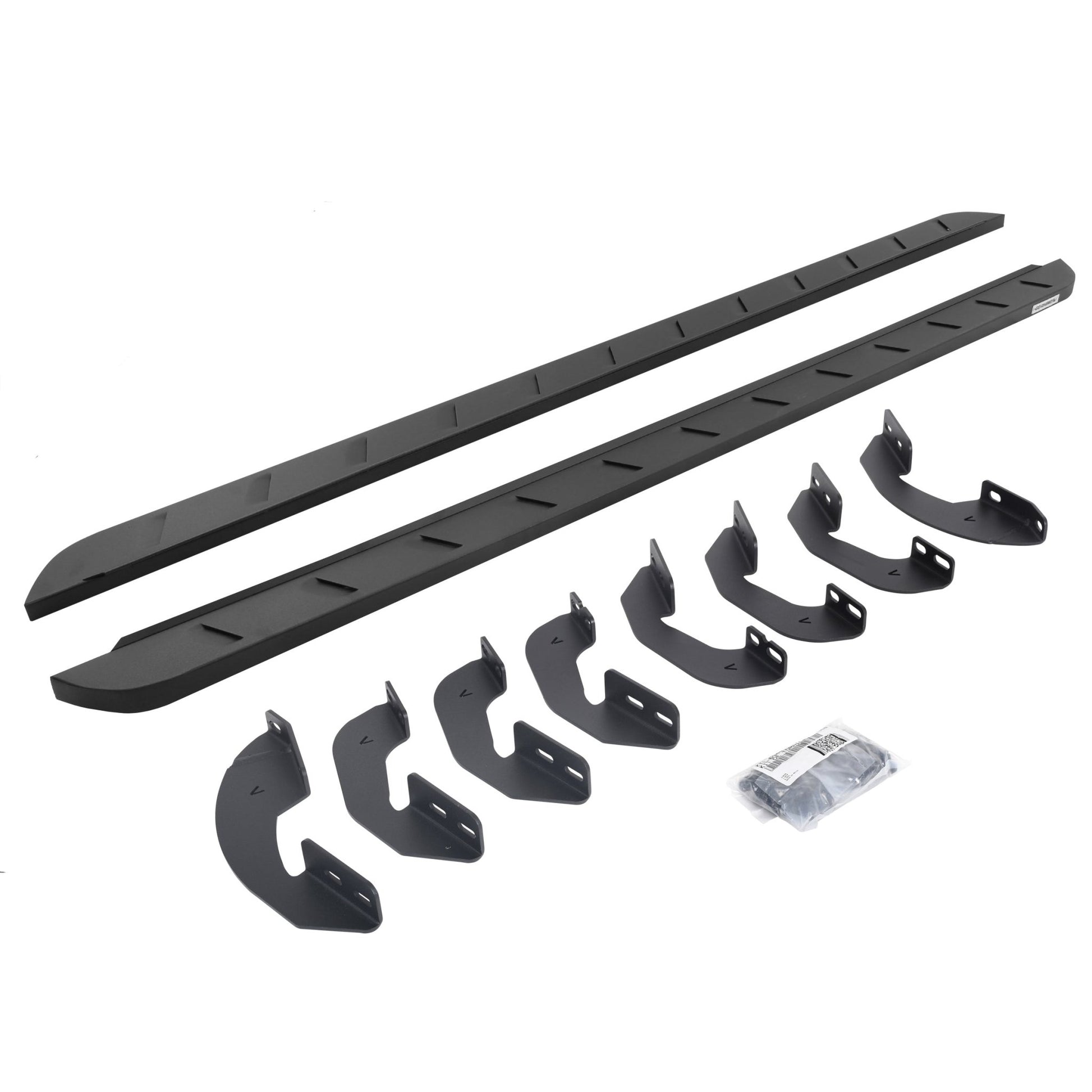 Go Rhino 63443580SPC 2022 - 2024 Toyota Tundra RB Series RB10 Slim Line Running Boards with Mounting Bracket Kit - Rugged Truck Gear
