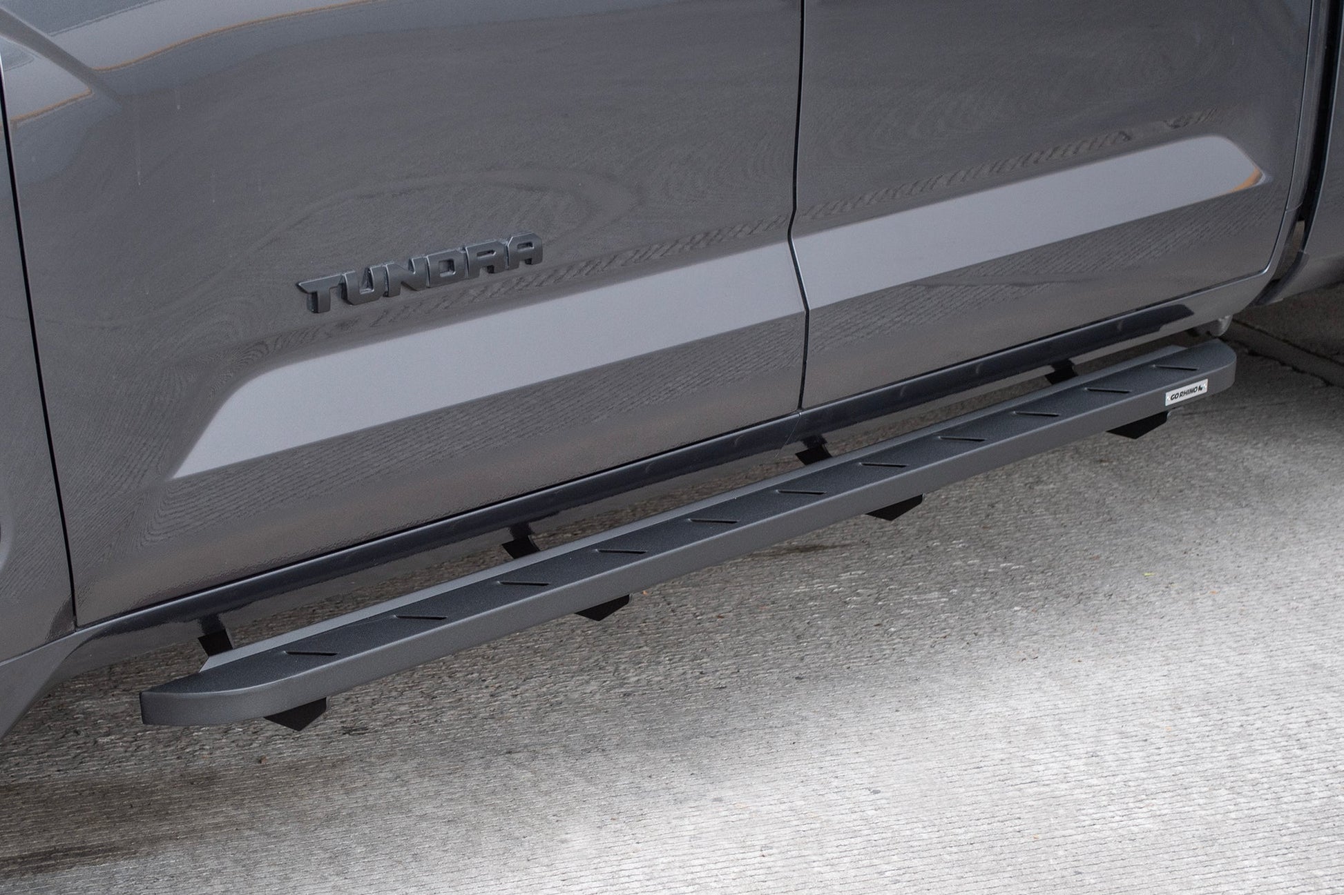 Go Rhino 63443687SPC 2022 - 2024 Toyota Tundra RB Series RB10 Slim Line Running Boards with Mounting Bracket Kit - Rugged Truck Gear