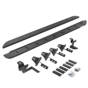 Go Rhino 63450568SPC 2007 - 2018 Jeep Wrangler JK RB Series RB10 Slim Line Running Boards with Mounting Bracket Kit - Rugged Truck Gear