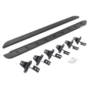 Go Rhino 63450673SPC 2018 - 2024 Jeep Wrangler JL RB Series RB10 Slim Line Running Boards with Mounting Bracket Kit - Rugged Truck Gear