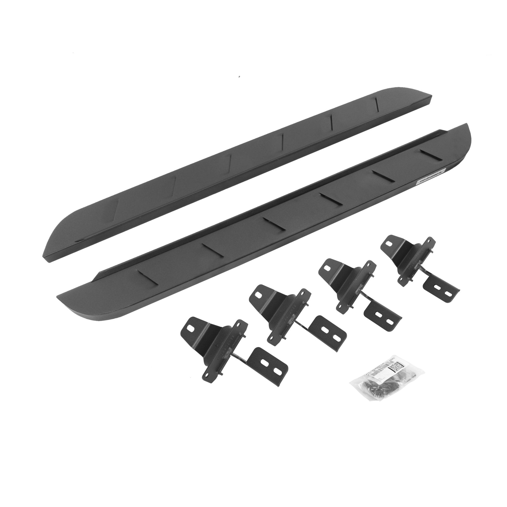 Go Rhino 63492748SPC 2018 - 2024 Jeep Wrangler JL RB Series RB10 Slim Line Running Boards with Mounting Bracket Kit - Rugged Truck Gear