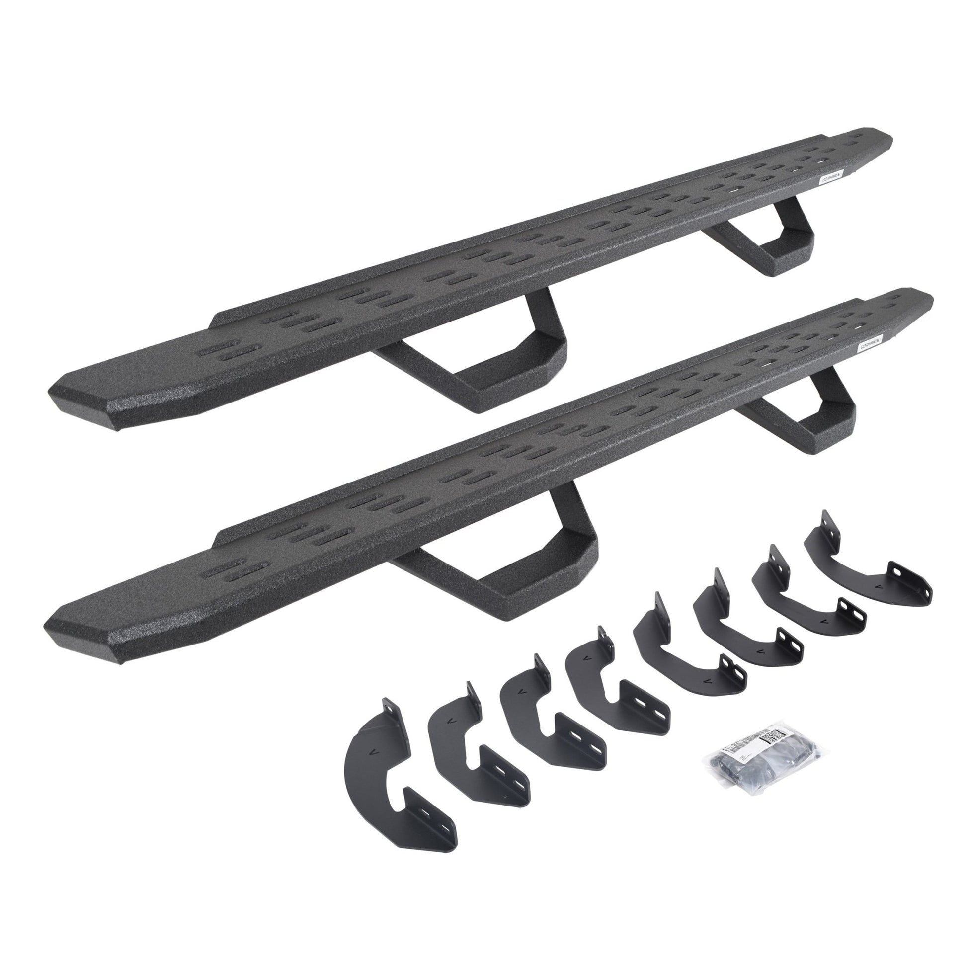 Go Rhino 6964158020T 2007 - 2021 Toyota Tundra RB Series RB30 Running Boards with Brackets, 2 Pairs Drop Steps Kit - Rugged Truck Gear