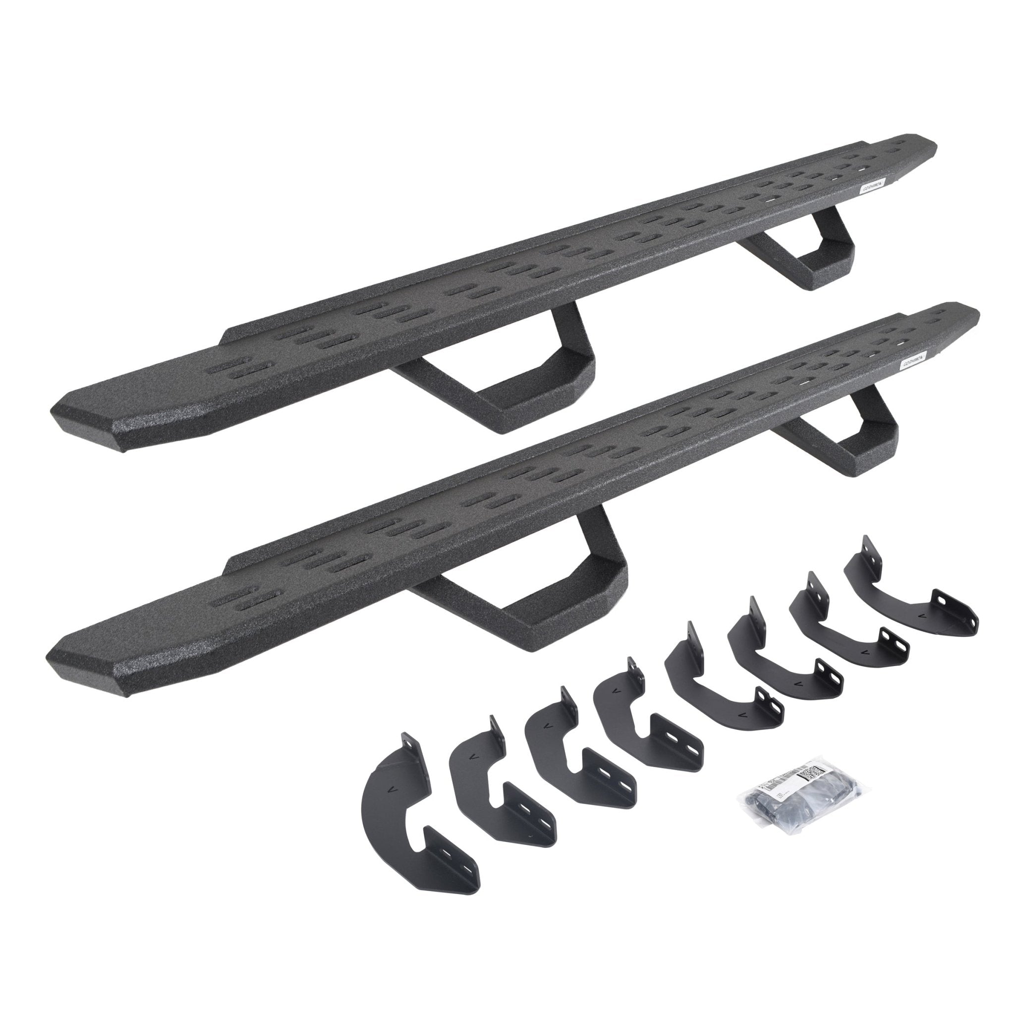 Go Rhino 6964158020T 2007 - 2021 Toyota Tundra RB Series RB30 Running Boards with Brackets, 2 Pairs Drop Steps Kit - Rugged Truck Gear