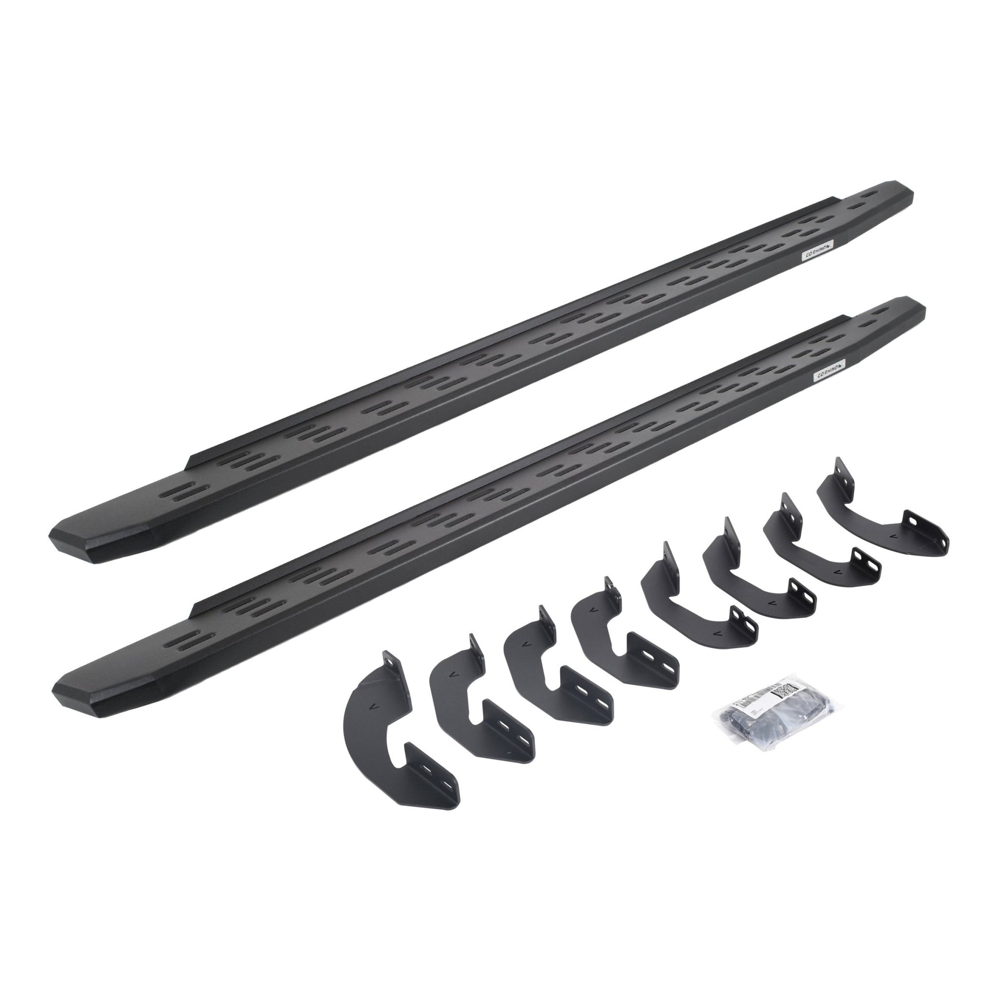 Go Rhino 69641580PC 2007 - 2021 Toyota Tundra RB Series RB30 Running Boards with Mounting Bracket Kit - Rugged Truck Gear