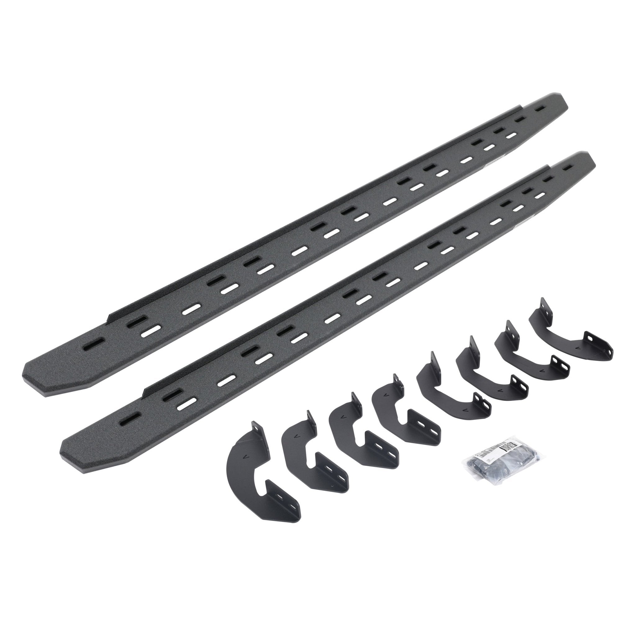 Go Rhino 69641580ST 2007 - 2021 Toyota Tundra RB Series RB30 Slim Line Running Boards with Bracket Kit - Rugged Truck Gear