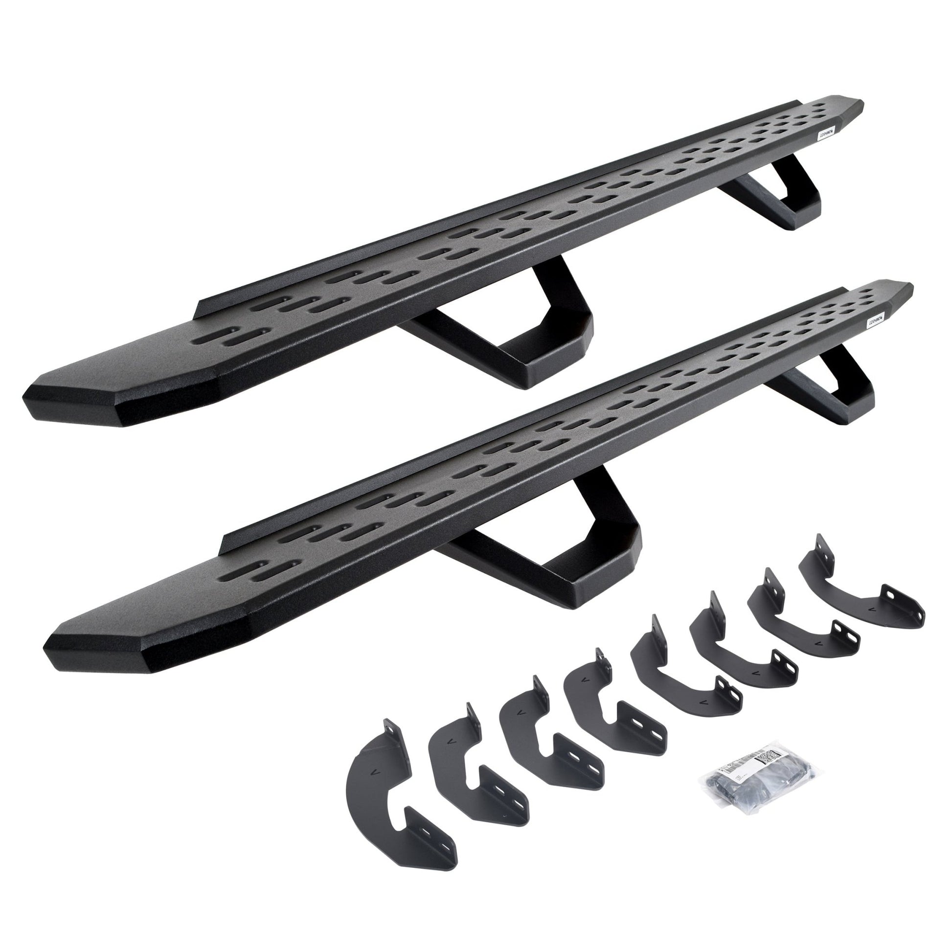 Go Rhino 6964168720PC 2007 - 2021 Toyota Tundra RB Series RB30 Running Boards with Brackets, 2 Pairs Drop Steps Kit - Rugged Truck Gear