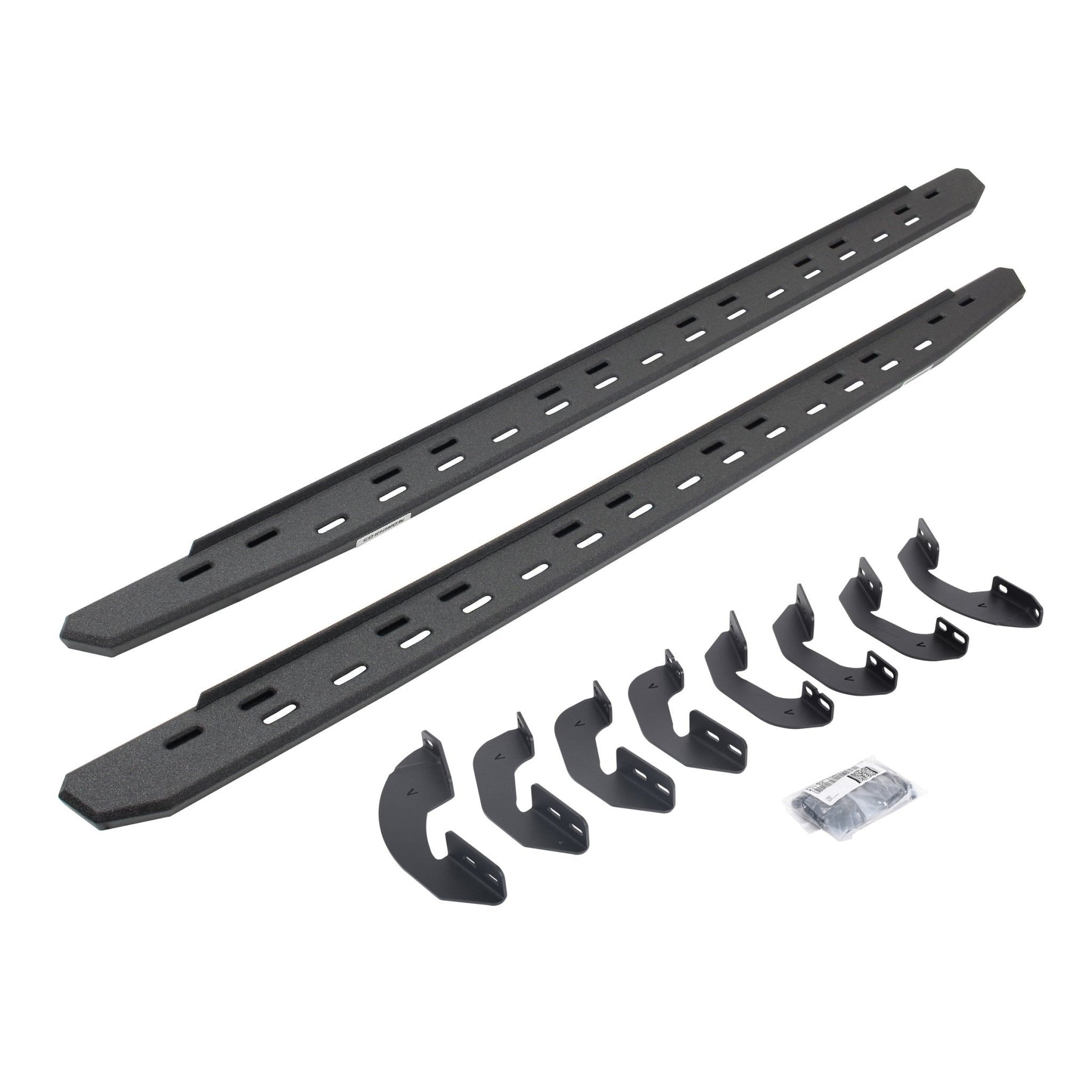 Go Rhino 69641687ST 2007 - 2021 Toyota Tundra RB Series RB30 Slim Line Running Boards with Bracket Kit - Rugged Truck Gear