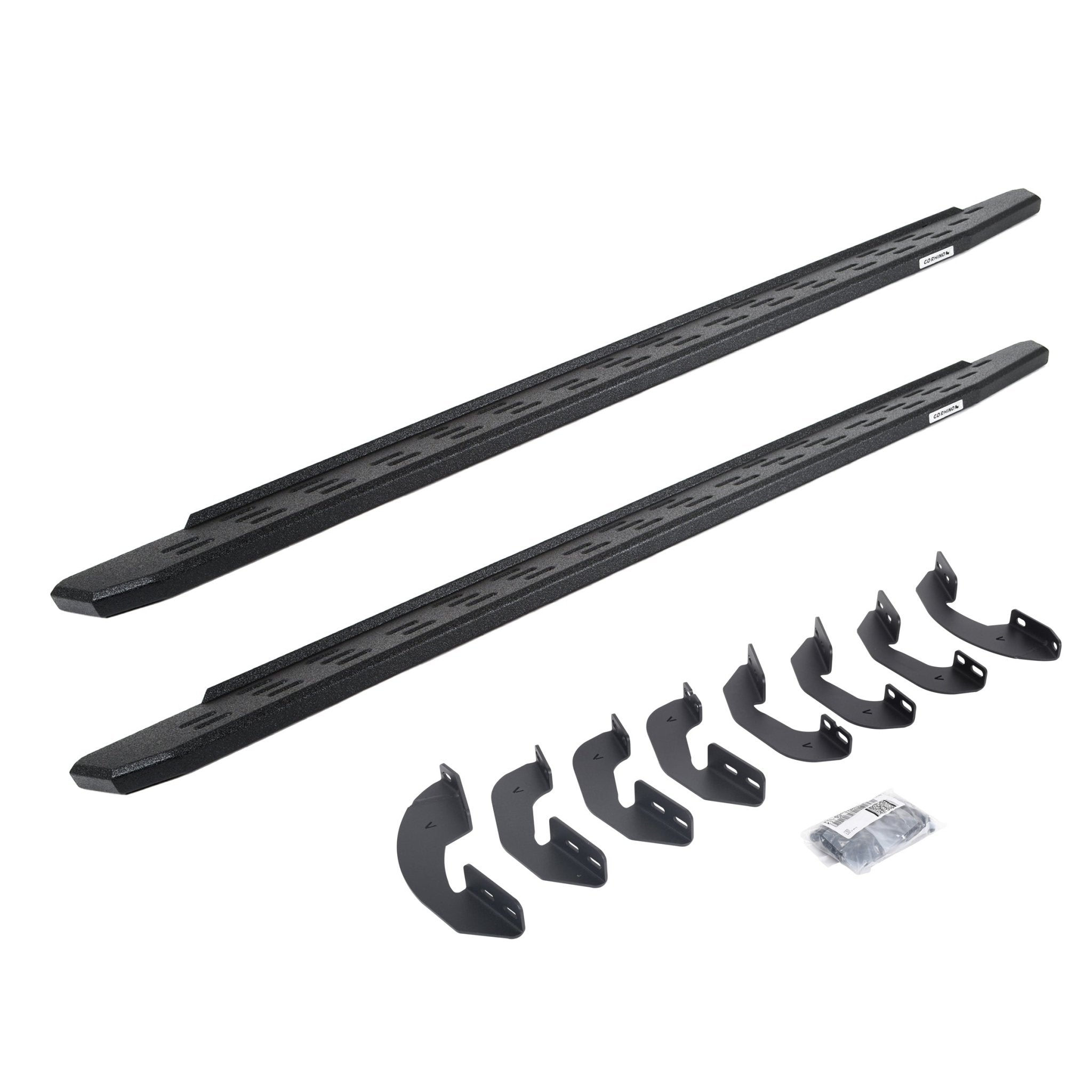 Go Rhino 69641687T 2007 - 2021 Toyota Tundra RB Series RB30 Running Boards with Mounting Bracket Kit - Rugged Truck Gear