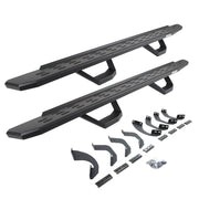 Go Rhino 6964358020PC 2022 - 2024 Toyota Tundra RB Series RB30 Running Boards with Brackets, 2 Pairs Drop Steps Kit - Rugged Truck Gear