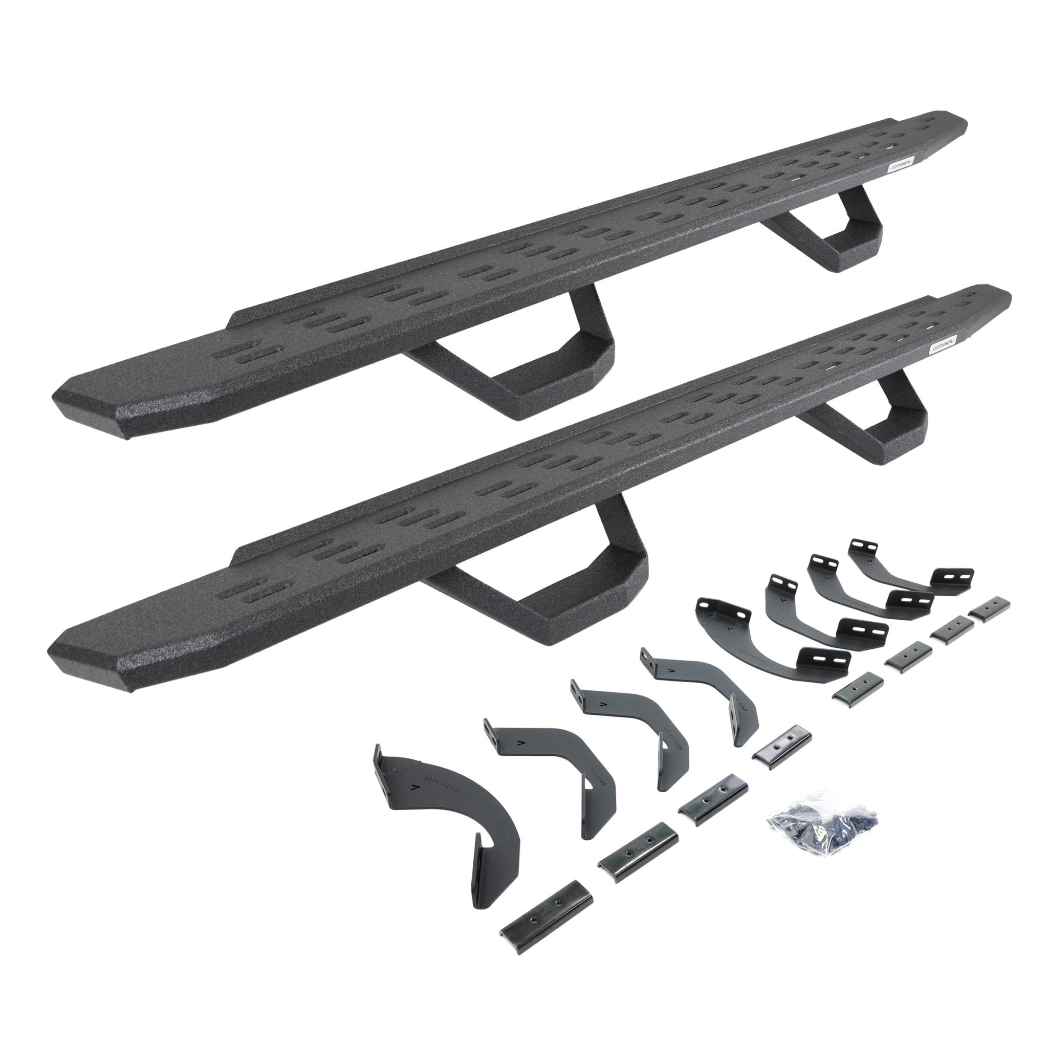 Go Rhino 6964358020T 2022 - 2024 Toyota Tundra RB Series RB30 Running Boards with Brackets, 2 Pairs Drop Steps Kit - Rugged Truck Gear