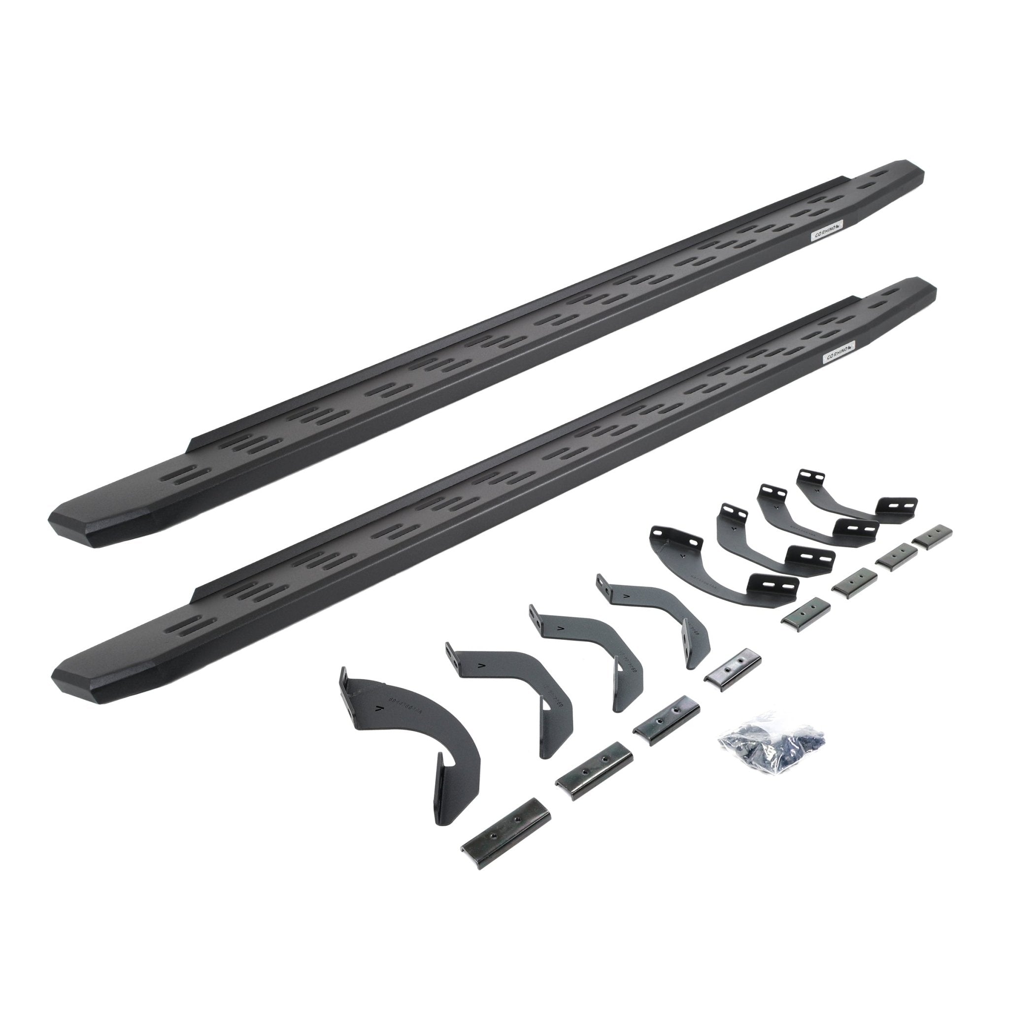 Go Rhino 69643580PC 2022 - 2024 Toyota Tundra RB Series RB30 Running Boards with Mounting Bracket Kit - Rugged Truck Gear