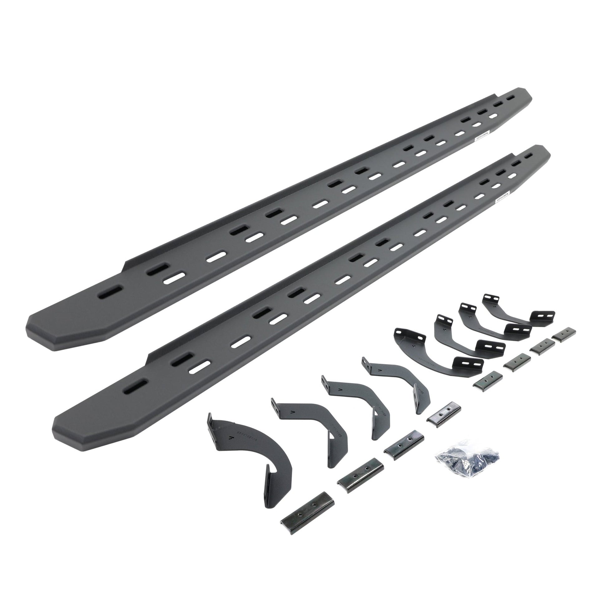 Go Rhino 69643580SPC 2022 - 2024 Toyota Tundra RB Series RB30 Slim Line Running Boards with Bracket Kit - Rugged Truck Gear