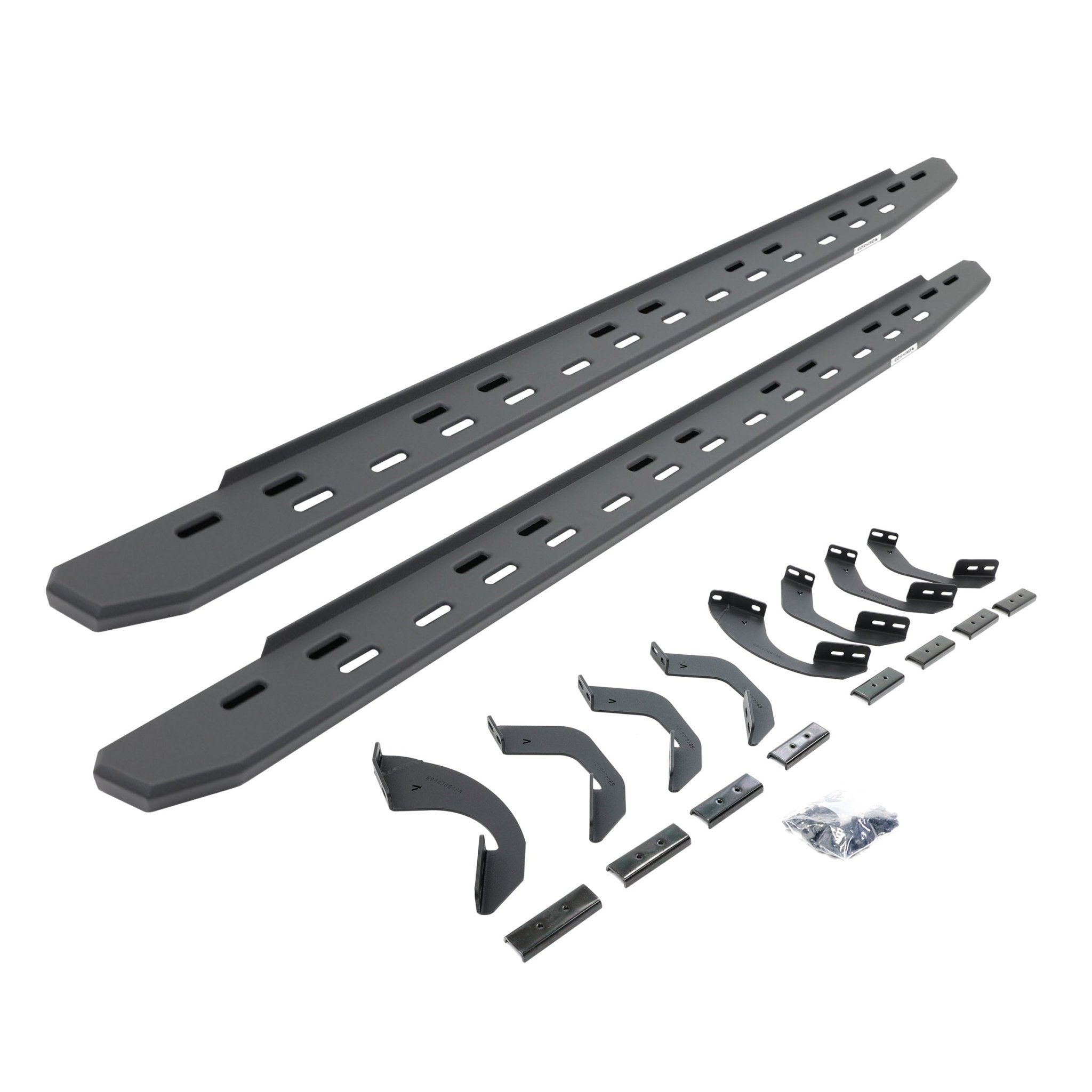 Go Rhino 69643580SPC 2022 - 2024 Toyota Tundra RB Series RB30 Slim Line Running Boards with Bracket Kit - Rugged Truck Gear
