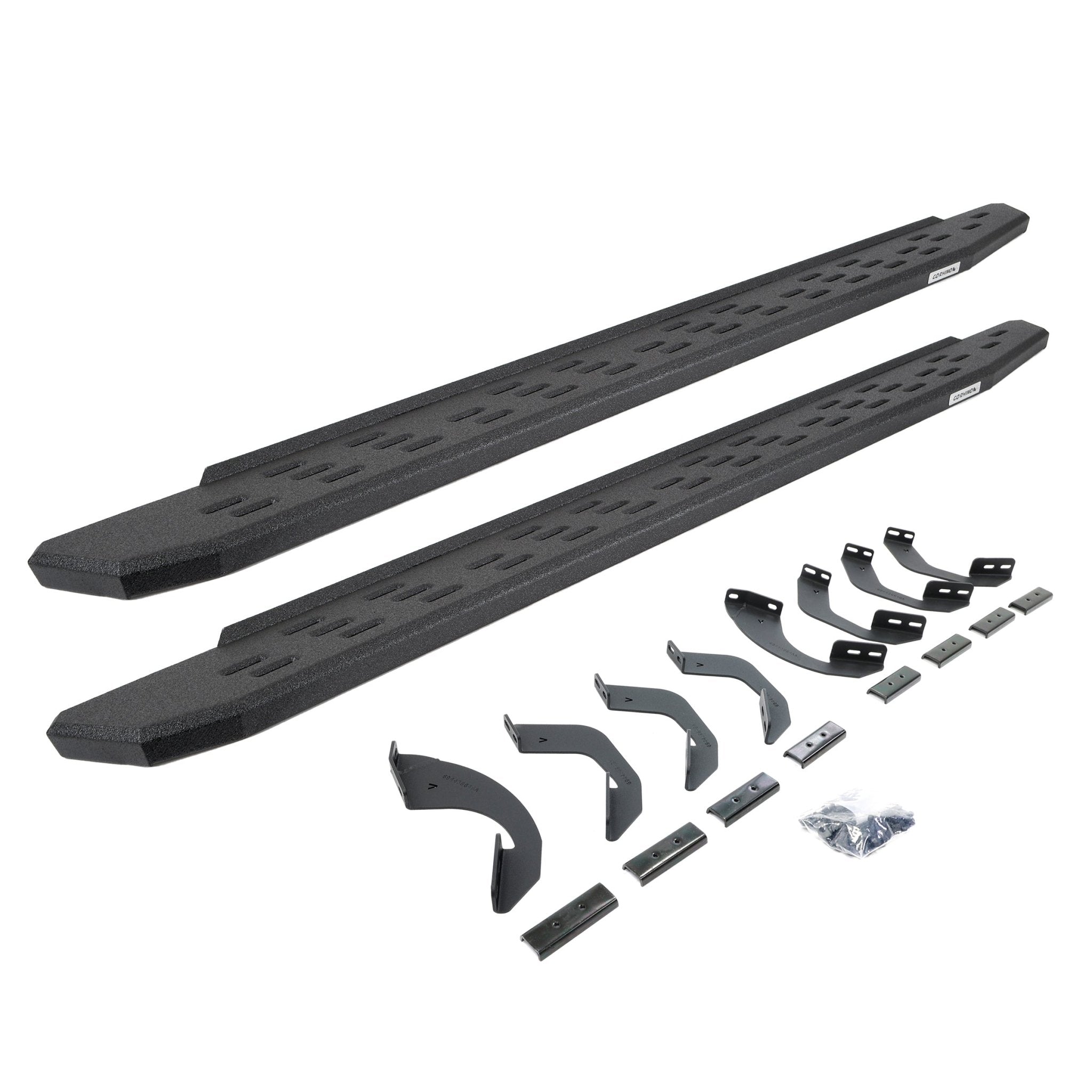 Go Rhino 69643580T 2022 - 2024 Toyota Tundra RB Series RB30 Running Boards with Mounting Bracket Kit - Rugged Truck Gear