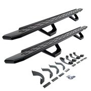 Go Rhino 6964368720PC 2022 - 2024 Toyota Tundra RB Series RB30 Running Boards with Mounting Brackets, 2 Pairs Drop Steps Kit - Rugged Truck Gear