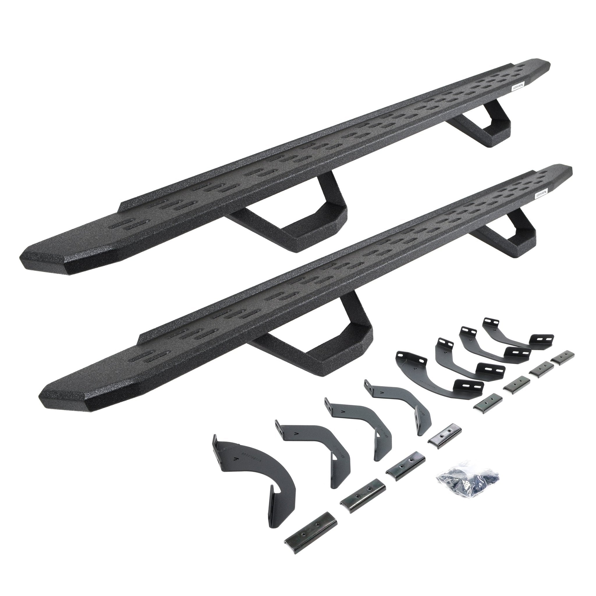 Go Rhino 6964368720T 2022 - 2024 Toyota Tundra RB Series RB30 Running Boards with Brackets, 2 Pairs Drop Steps Kit - Rugged Truck Gear