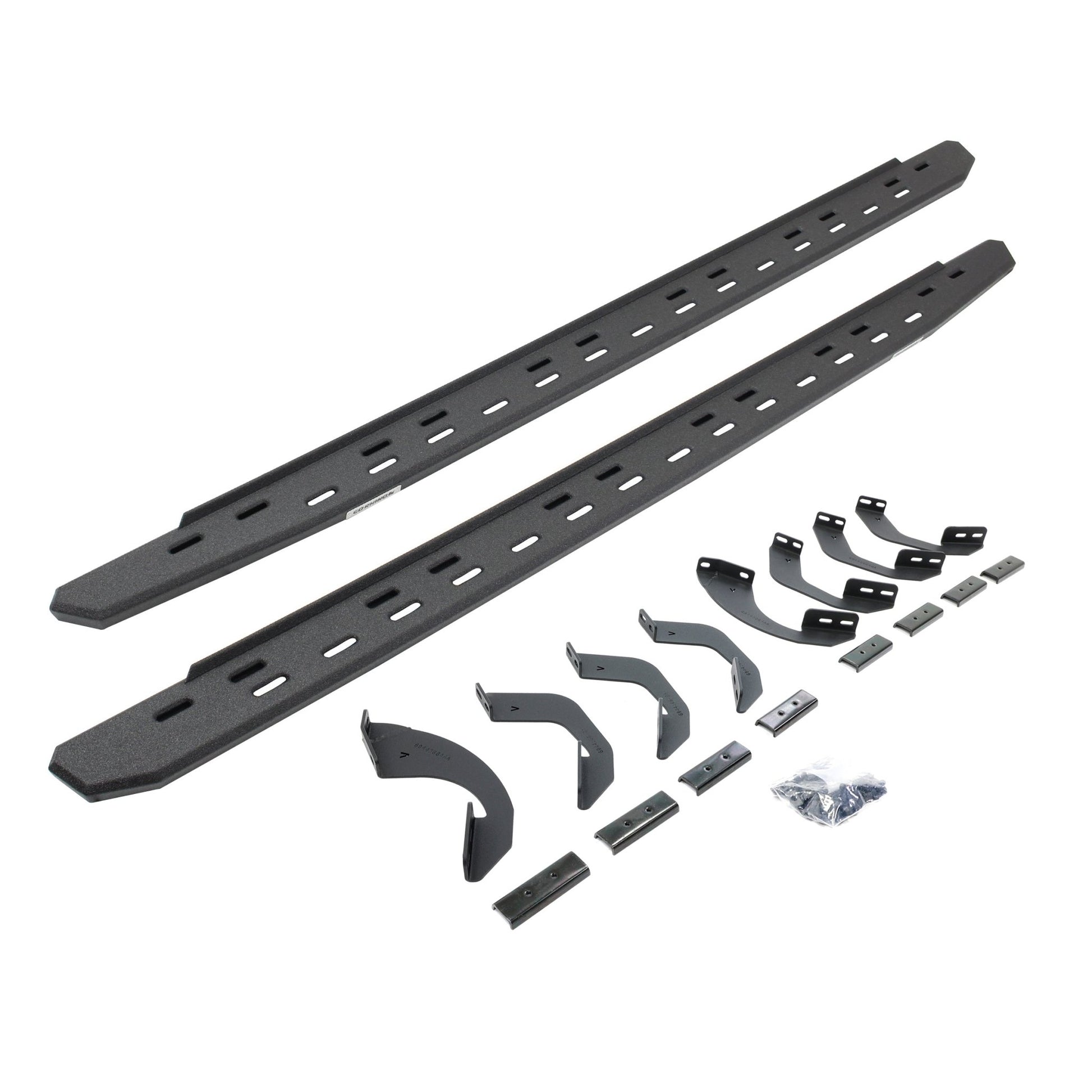 Go Rhino 69643687ST 2022 - 2024 Toyota Tundra RB Series RB30 Slim Line Running Boards with Bracket Kit - Rugged Truck Gear