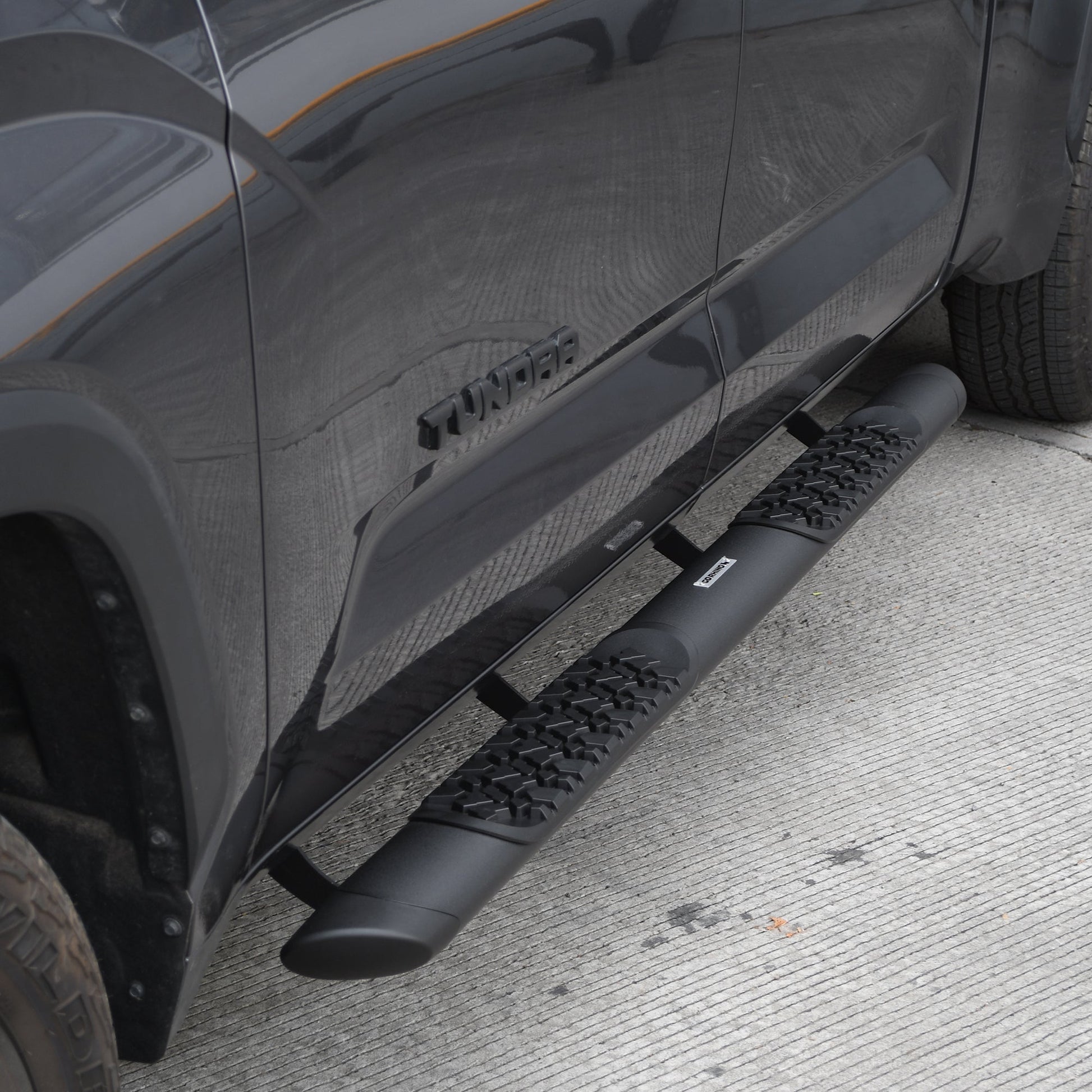 Go Rhino V3443687T 2022 - 2024 Toyota Tundra V - Series V3 Aluminum Side Steps with Mounting Bracket Kit - Rugged Truck Gear