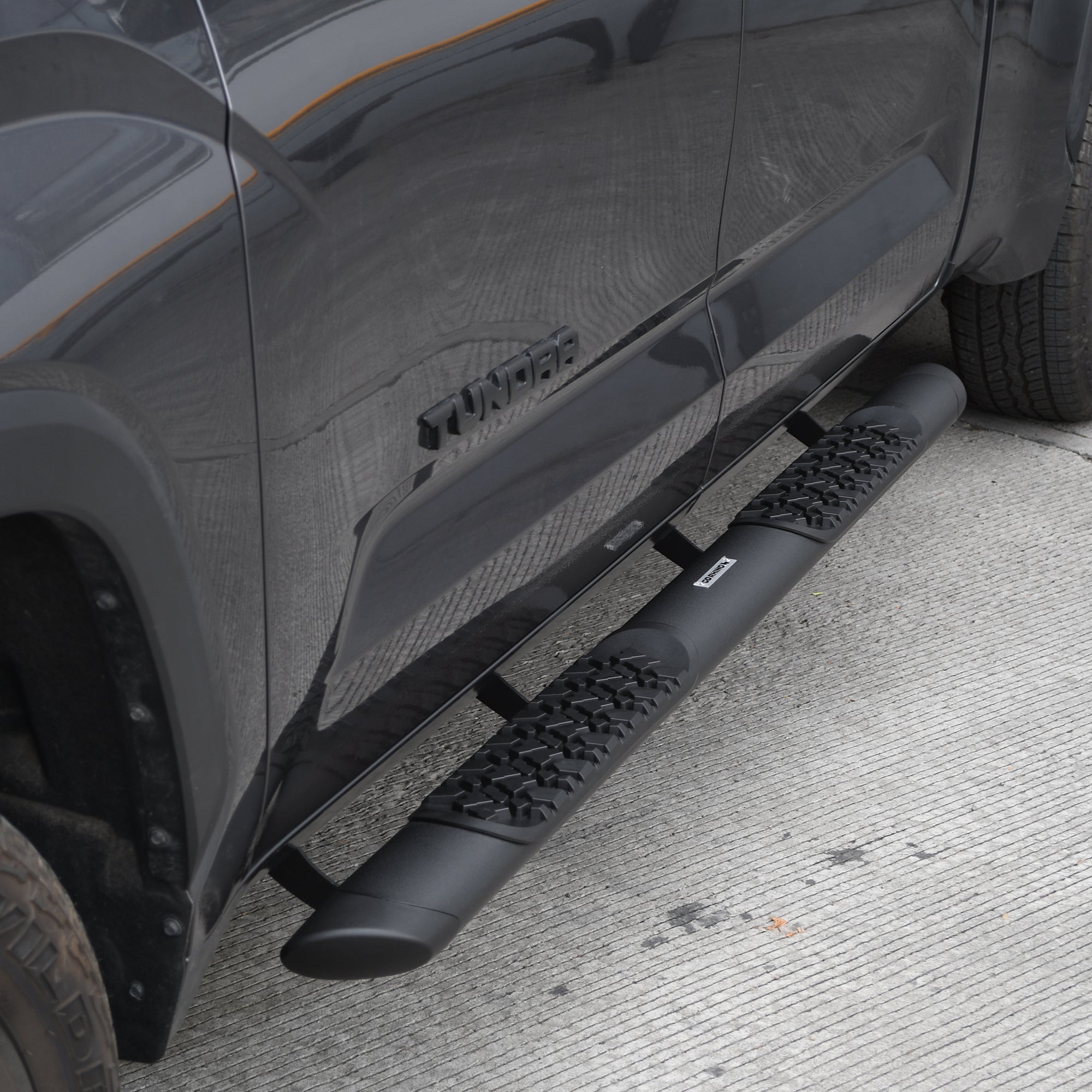 Go Rhino V3443687T 2022 - 2024 Toyota Tundra V - Series V3 Aluminum Side Steps with Mounting Bracket Kit - Rugged Truck Gear