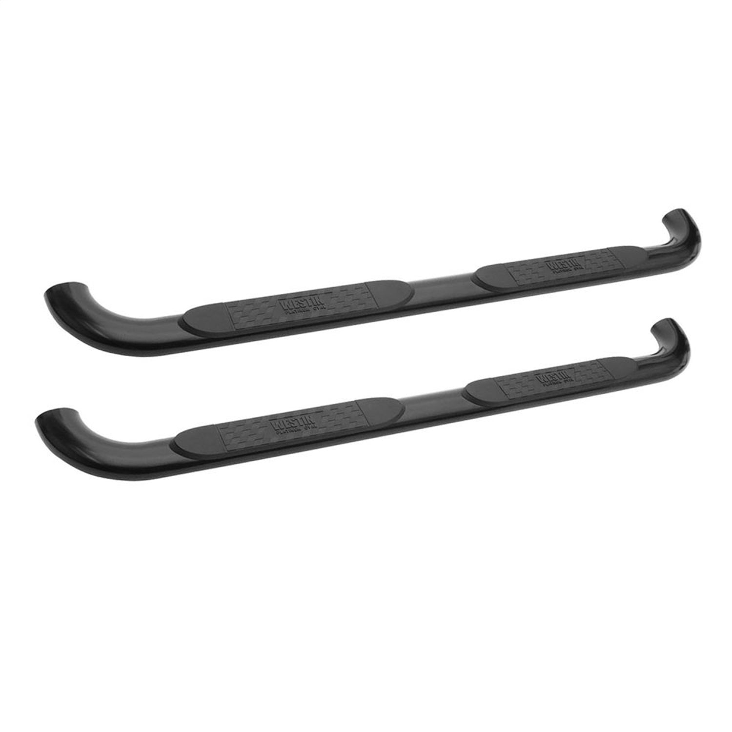 Westin 21 - 2995 2007 - 2013 Chevy Avalanche Platinum 4 in. Oval Nerf Step Bars - 93 in. Long - Rugged Truck Gear