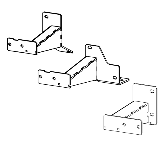 Go Rhino FSD4425TK 2023 Toyota 4Runner 40th Anniversary Edition Dominator Series Xtreme Frame Slider - Mounting Brackets Only