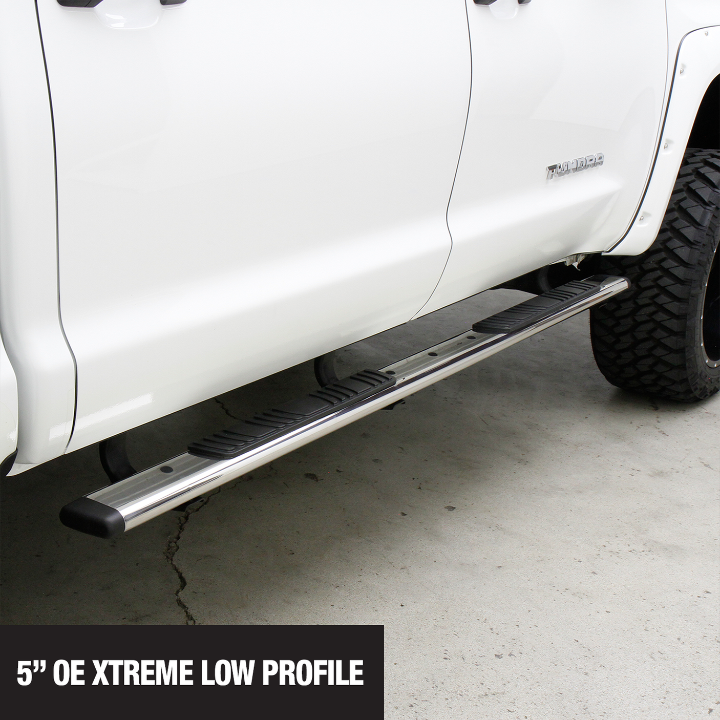 Go Rhino 650087PS 2001-2024 Chevy Silverado 2500/3500 HD OE Xtreme Series 5" Low Profile Side Steps - Boards Only