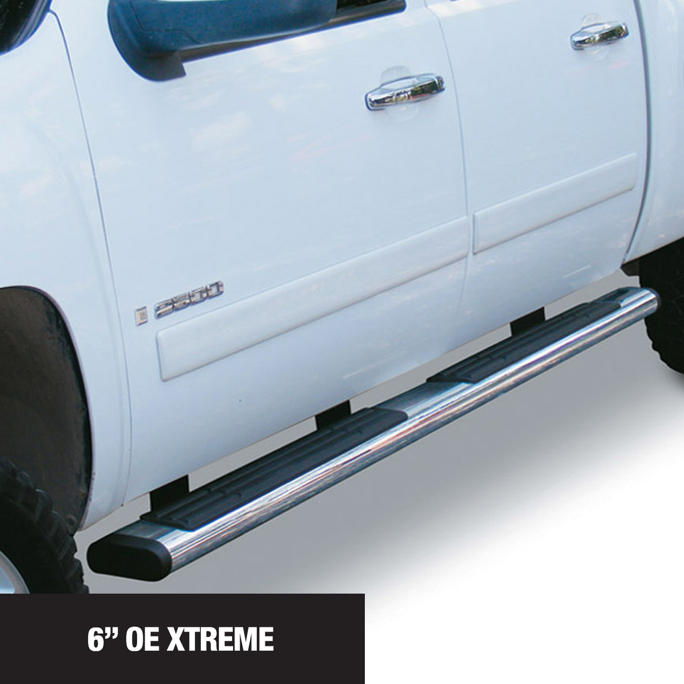 Go Rhino 660087PS 2003-2024 Dodge Ram 2500/3500 OE Xtreme Series 6" Side Steps - Boards Only