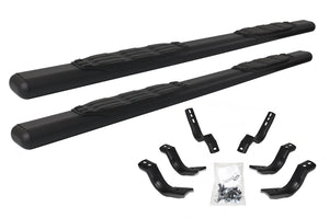 Go Rhino 105404587T 2007-2014 Chevy Silverado 2500/3500 HD 1000 Series 5" Side Steps with Mounting Bracket Kit