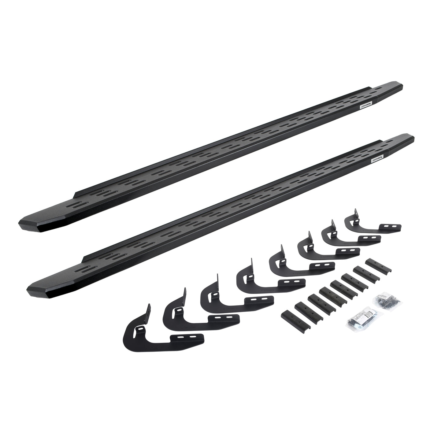 Go Rhino 69604787PC 2015-2019 Chevy Silverado 2500/3500 HD RB Series RB30 Running Boards with Mounting Bracket Kit