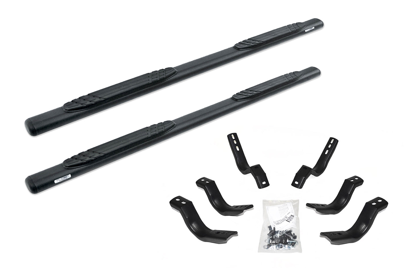 Go Rhino 684412680T 2004-2014 Ford F150 FX4/Lariat/STX/XL/XLT OE Xtreme Series 4" Side Steps with Mounting Bracket Kit