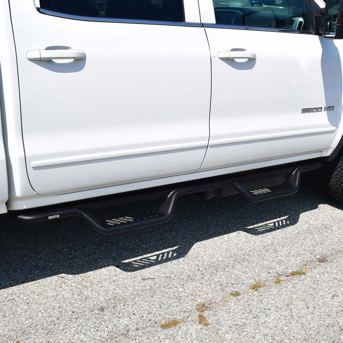 Westin 20-11955 2001-2019 GMC Sierra 2500/3500 HD Outlaw Drop Nerf Step Bars - 72 in. Long