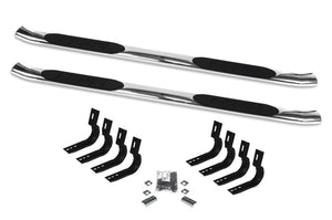 Go Rhino 67048PS 2015-2019 Chevy Silverado 2500/3500 HD 415 Series Side Steps with Mounting Bracket Kit