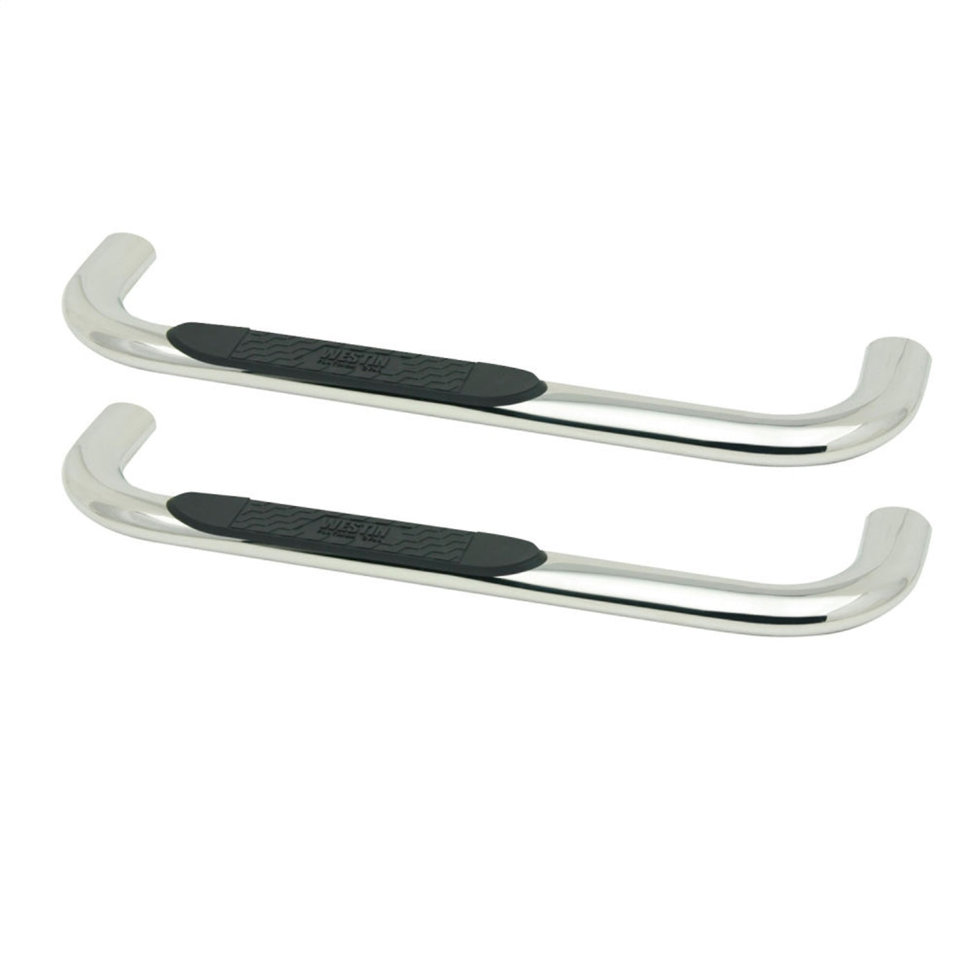 Westin 21-1400 1999-2013 Chevy Silverado 1500 Platinum 4 in. Oval Nerf Step Bars - 72 in. Long