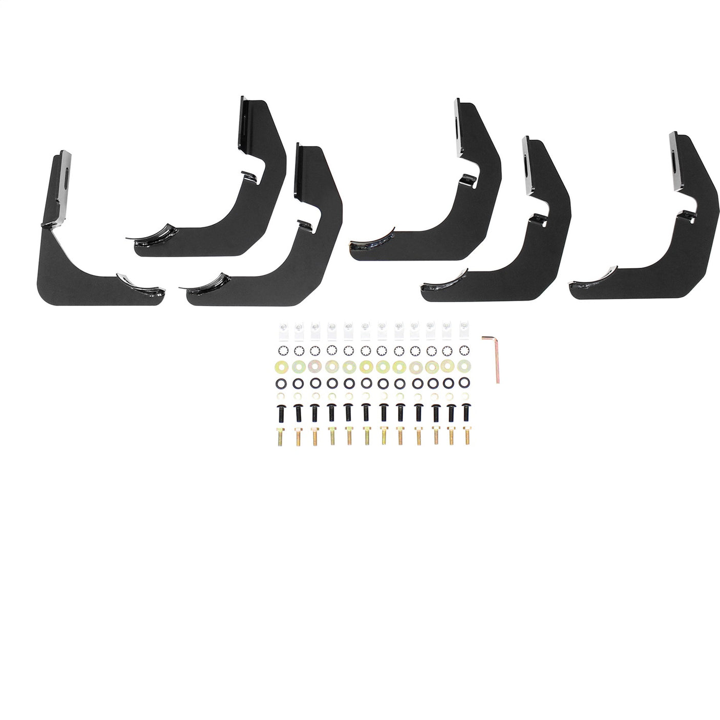 Westin 21-23715 2014-2019 Chevy Silverado 1500 PRO TRAXX 4 in. Oval Nerf Step Bars - 72 in. Long