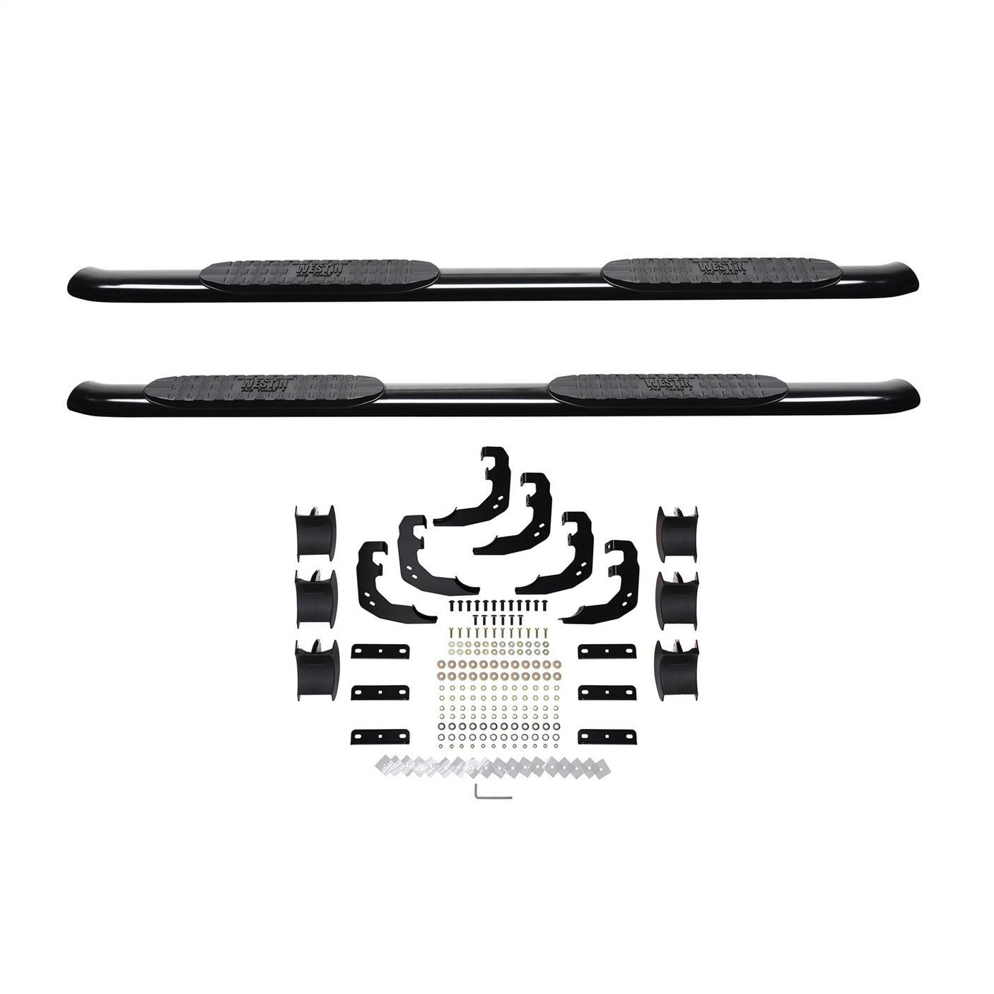 Westin 21-24085 2019-2024 Ram 1500 PRO TRAXX 4 in. Oval Nerf Step Bars - 72 in. Long