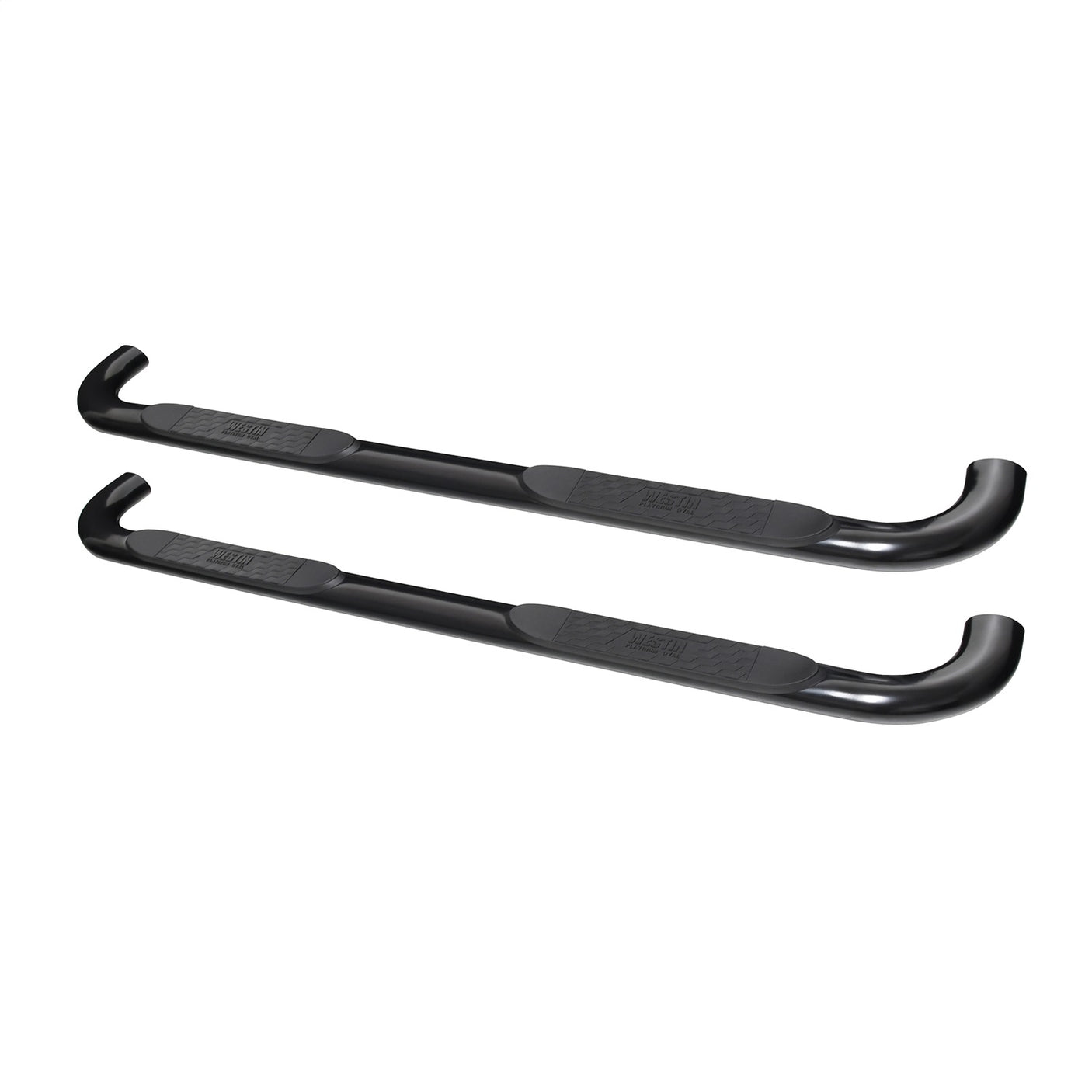 Westin 21-4135 2019-2024 Chevy Silverado 1500 Platinum 4 in. Oval Nerf Step Bars - 72 in. Long