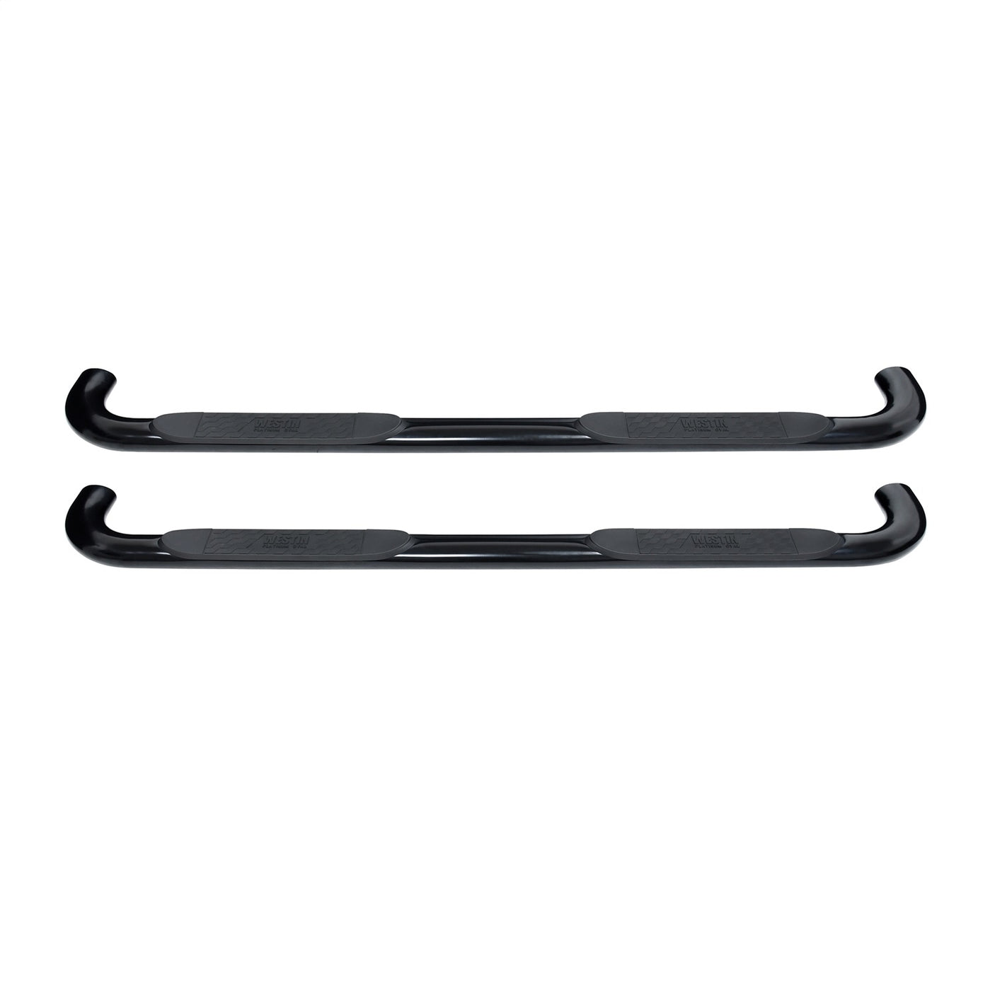 Westin 21-4135 2019-2024 Chevy Silverado 1500 Platinum 4 in. Oval Nerf Step Bars - 72 in. Long