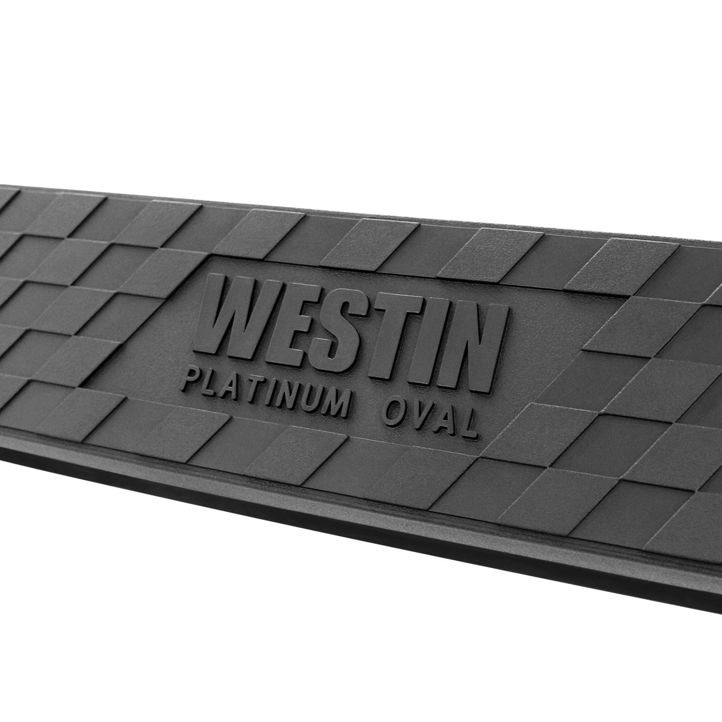 Westin 21-4135 2019-2024 Chevy Silverado 1500 Platinum 4 in. Oval Nerf Step Bars - 72 in. Long