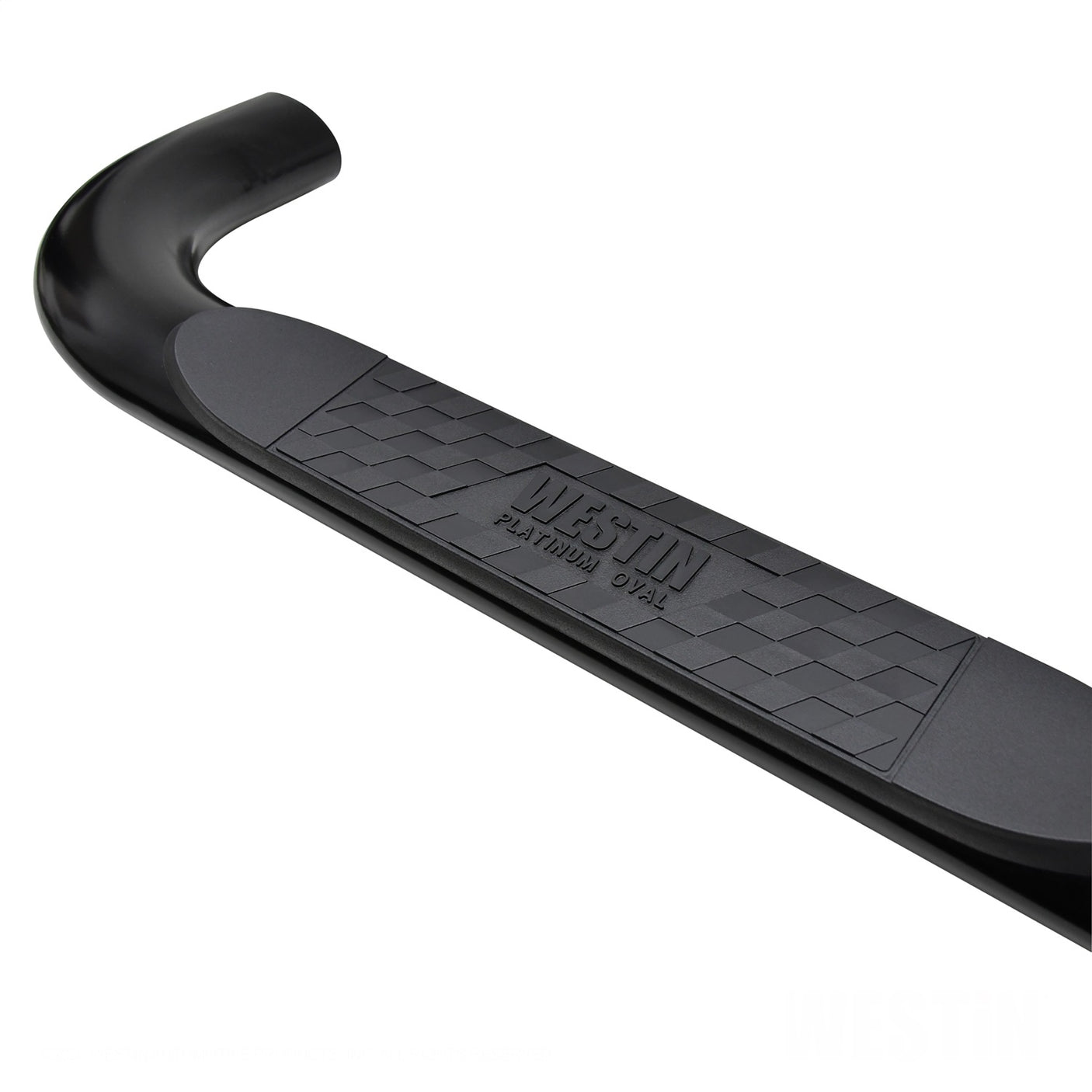 Westin 21-4135 2019-2024 GMC Sierra 1500 Platinum 4 in. Oval Nerf Step Bars - 72 in. Long