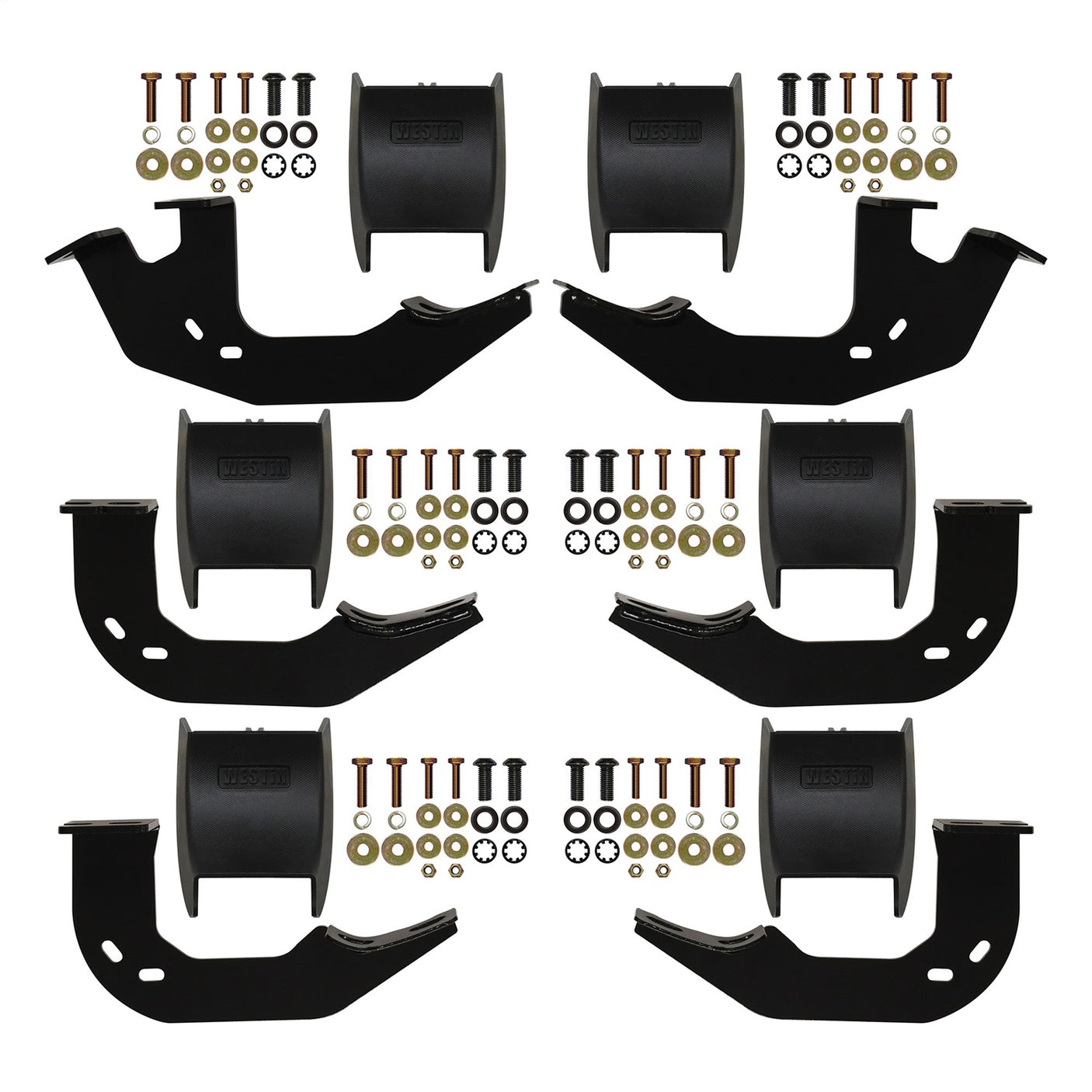 Westin 21-52770 2005-2023 Toyota Tacoma PRO TRAXX 5 in. Oval Nerf Step Bars - 70 in. Long