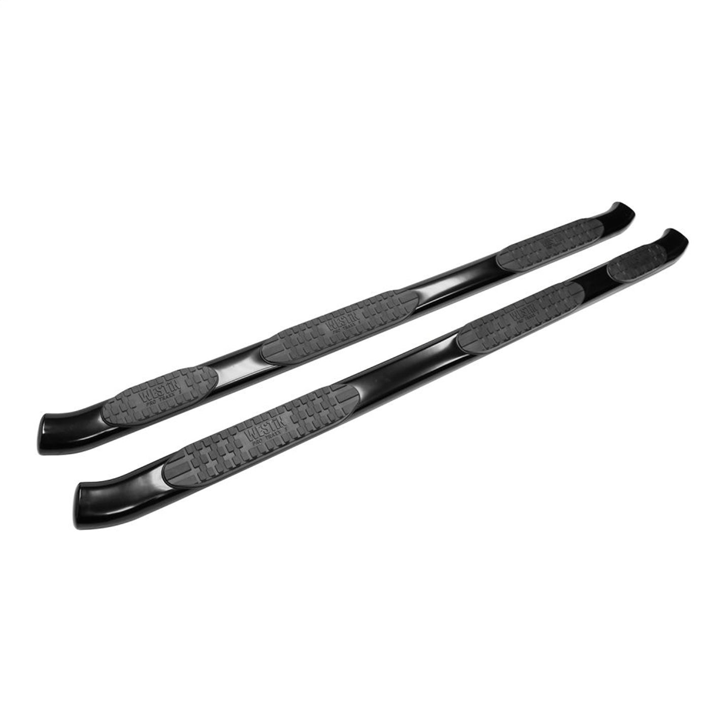 Westin 21-534575 2007-2018 GMC Sierra 1500 PRO TRAXX 5 in. Oval Wheel-to-Wheel Nerf Step Bars - 80 in. Long