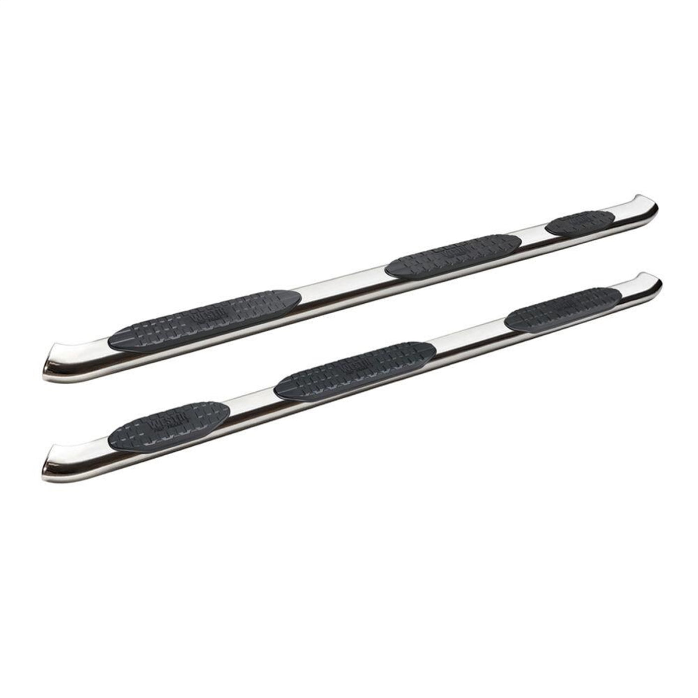 Westin 21-534690 2019-2024 GMC Sierra 1500 PRO TRAXX 5 in. Oval Wheel-to-Wheel Nerf Step Bars - 72 in. Long