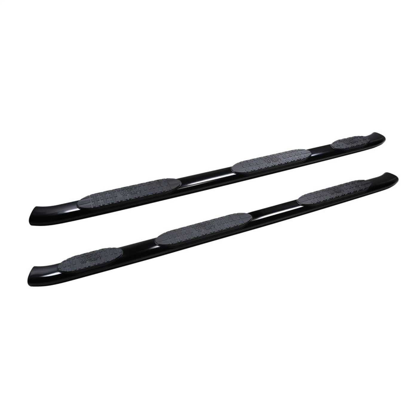 Westin 21-534715 2021-2024 Chevy Silverado 1500 PRO TRAXX 5 in. Oval Wheel-to-Wheel Nerf Step Bars - 72 in. Long