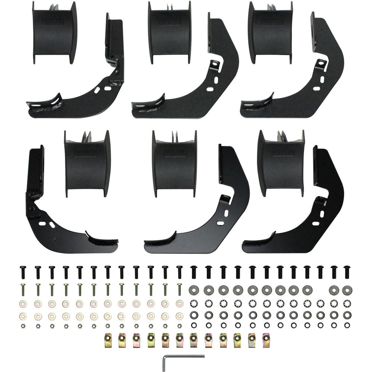 Westin 21-53725 2015-2019 Chevy Silverado 2500/3500 HD PRO TRAXX 5 in. Oval Nerf Step Bars - 72 in. Long