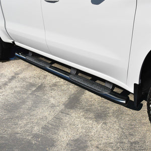 Westin 21-54135 2019-2024 Chevy Silverado 1500 PRO TRAXX 5 in. Oval Nerf Step Bars - 72 in. Long