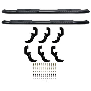 Westin 21-54135 2019-2024 Chevy Silverado 1500 PRO TRAXX 5 in. Oval Nerf Step Bars - 72 in. Long