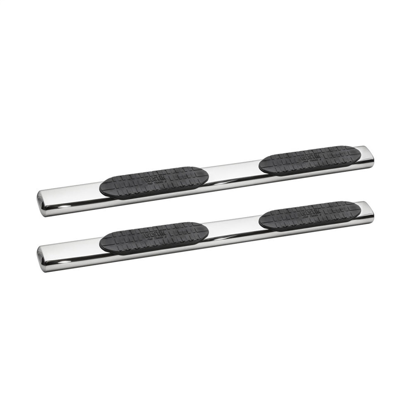 Westin 21-64130 2019-2024 Chevy Silverado 1500 PRO TRAXX 6 in. Oval Nerf Step Bars - 72 in. Long