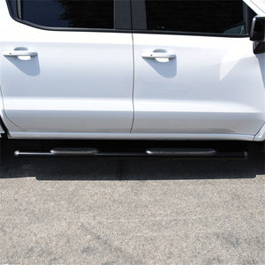 Westin 22-5035 2014-2024 Chevy Silverado 1500 Premier 4 in. Oval Nerf Step Bars - 85 in. Long